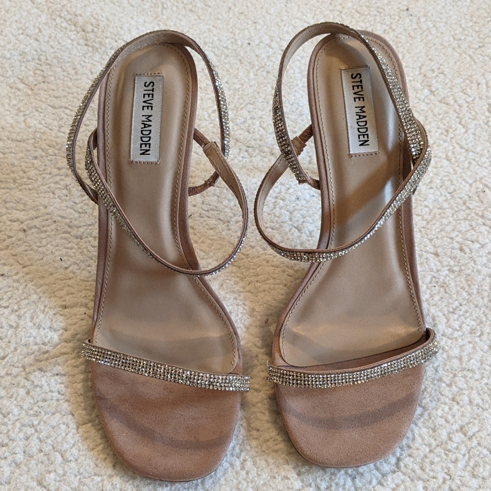 Steve Madden slingback diamante heeled sandals